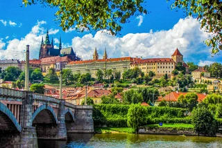 Summer view of Prague, Czech Republic via iStock / Diego Fiore