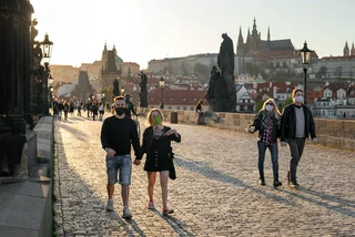 How is Prague handling the post-COVID economy compared to other cities?