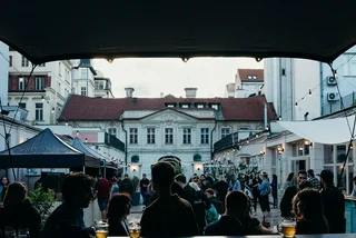 Pop-up beer garden and social space opening in Prague’s Savarin Palace