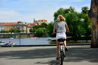 Prague residents turn to cycling as a healthier mode of transport during coronavirus restrictions