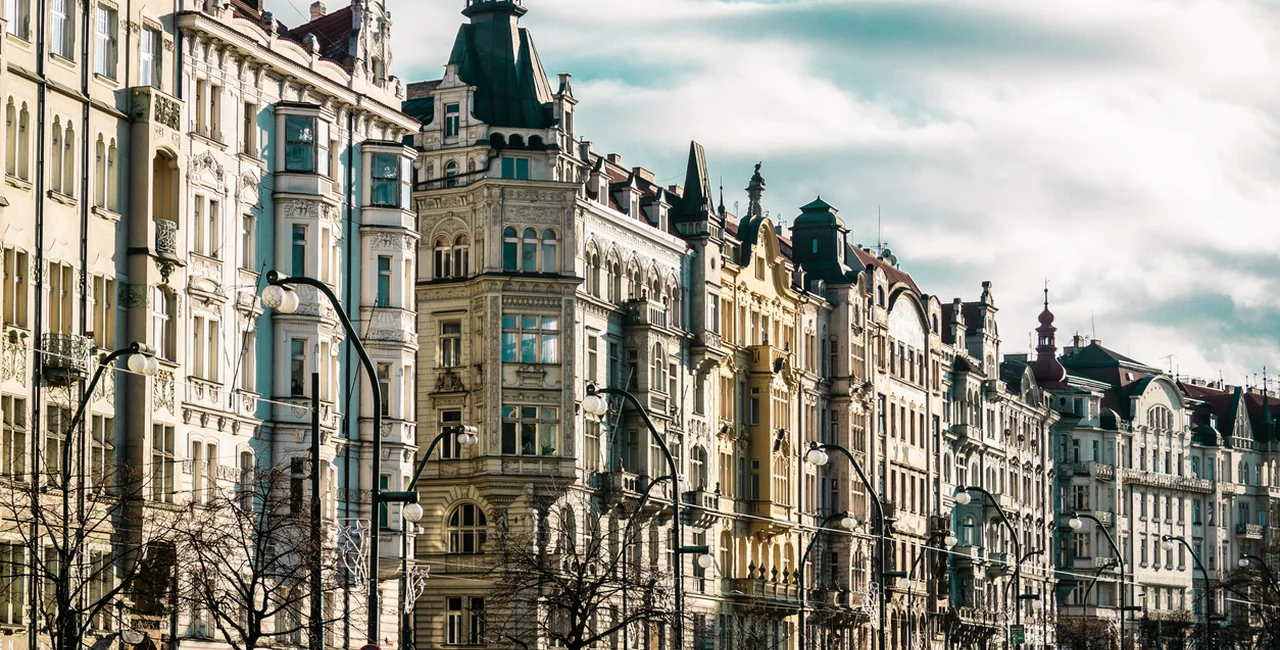 Buildings in central Prague viaiStock /  inacioluc