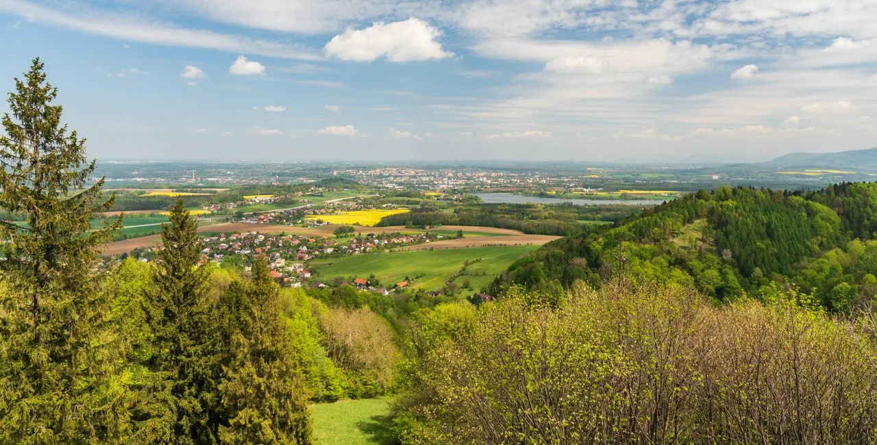 View above Chlebovice in Frýdek-Místek, one of the Czech Republic's most-affected regions via iStock / honza28683