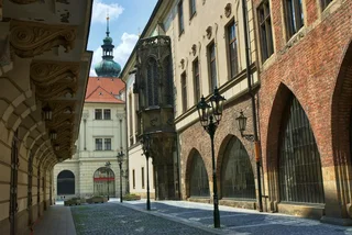 Pictured here the Carolinum, the oldest building of Charles University