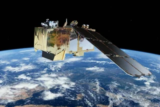 Sentinel satellite in Earth orbit via Facebook / ESA BIC Prague