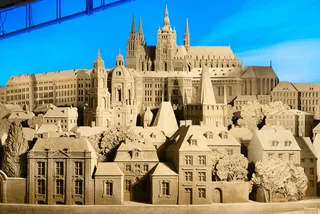 Top this sand castle! Japanese museum intricately recreates Prague landmark for new exhibit