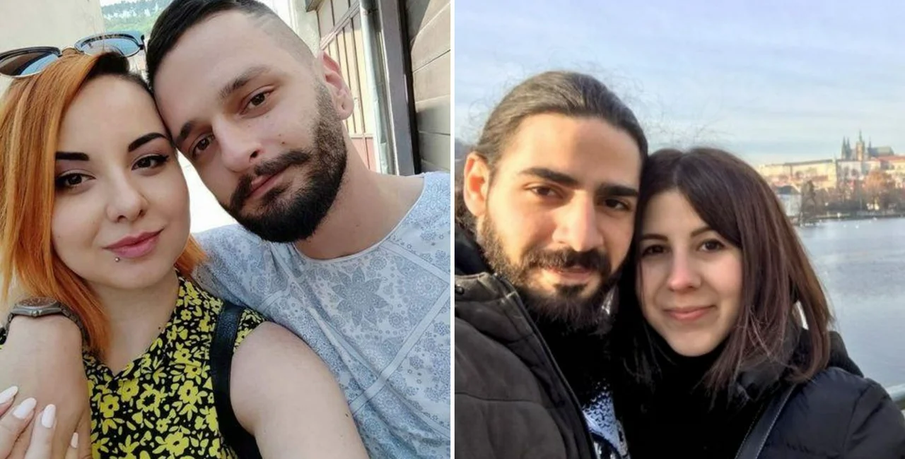 From left to right: Nadina and Mirza; Ioanna and Karim 