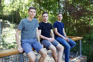 FaceUp founders Jan Sláma, David Špunar, and Pavel Ihm