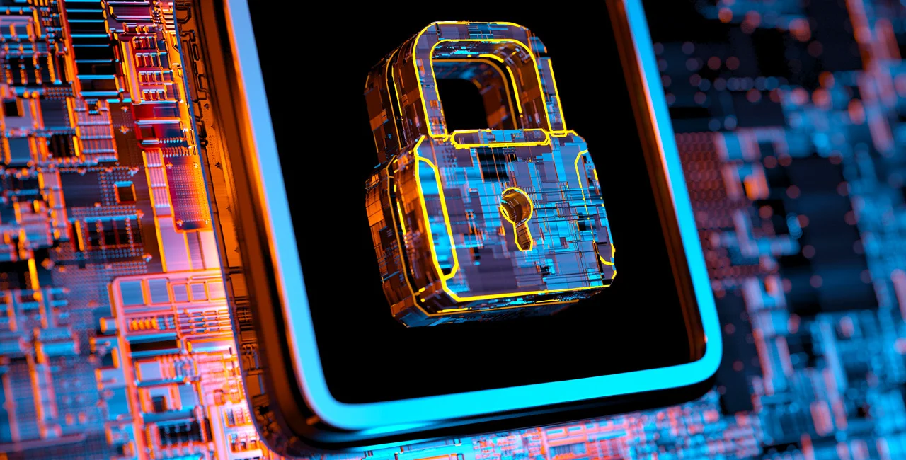 Online hacker attack on confidential information or personal data stock 