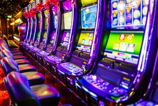Electronic slot machines via iStock / mbbirdy