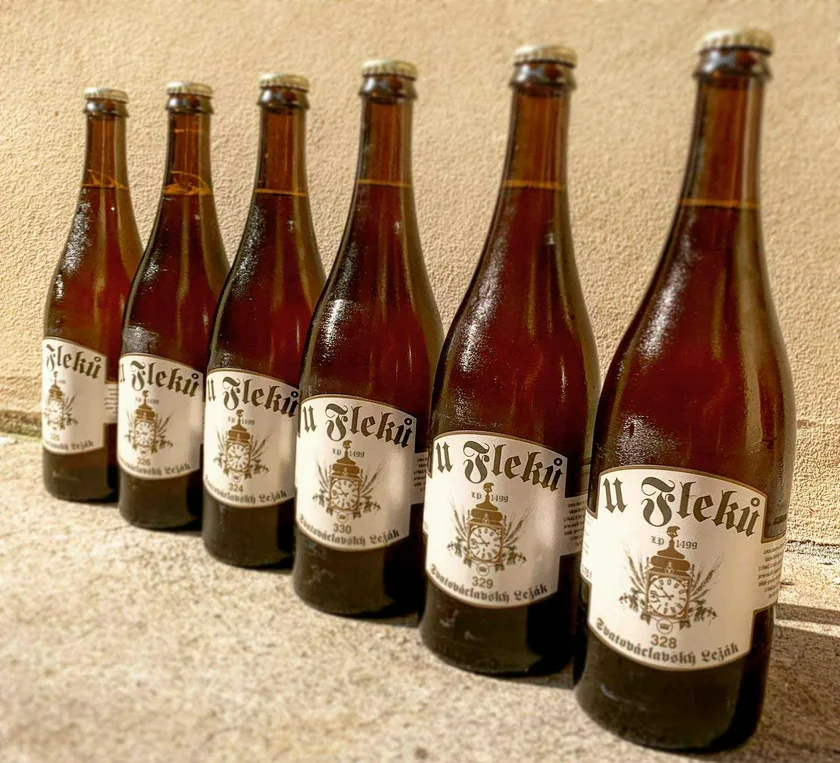 Limited edition bottles of St Wenceslas Light Lager / via Facebook