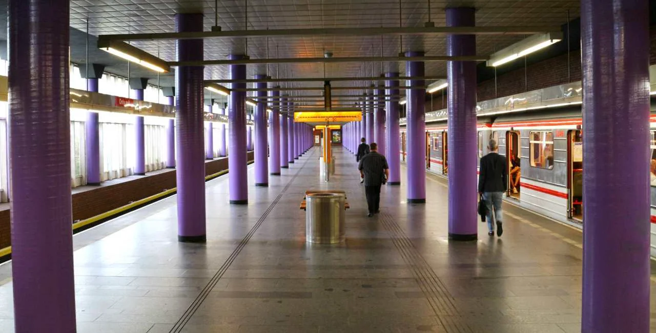 Current terminal of the metro B line at Zličín,/ Wikimedia commons, CC BY-SA 4.0