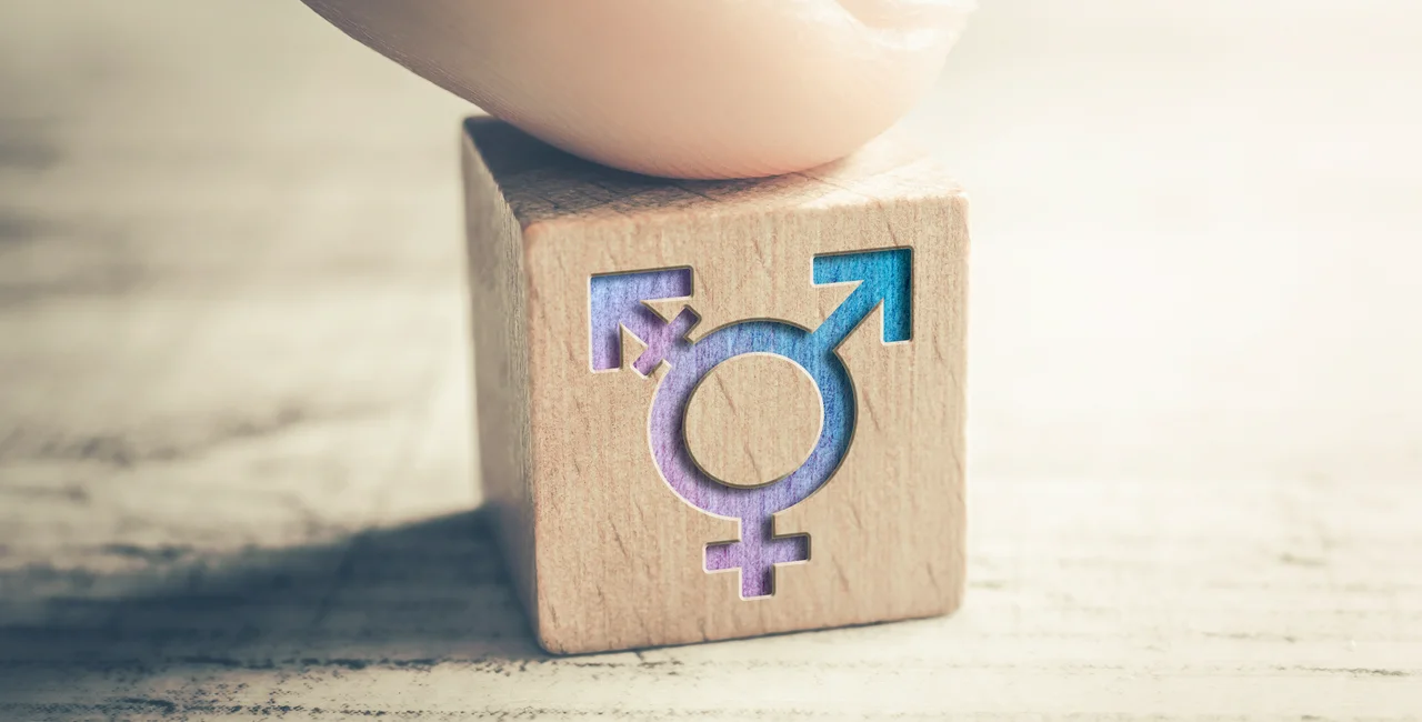 The transgender, LGBT or Intersex icon. Photo: iStock/Devenorr