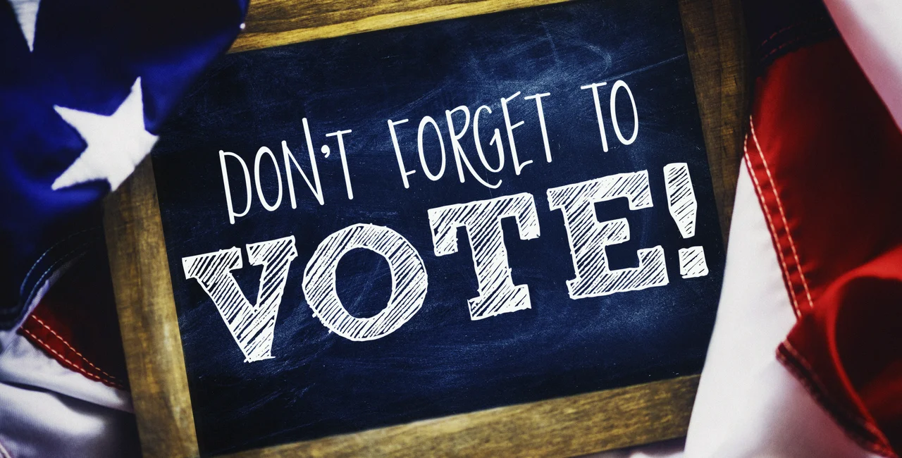 Don't forget to vote! Reminder on chalkboard to vote
