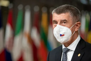 Andrej Babiš at a meeting of the European Council in Brussels, October 1, 2020 via the European Council