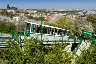 Prague's Petřín funicular will be out of service for most of October due to maintenance