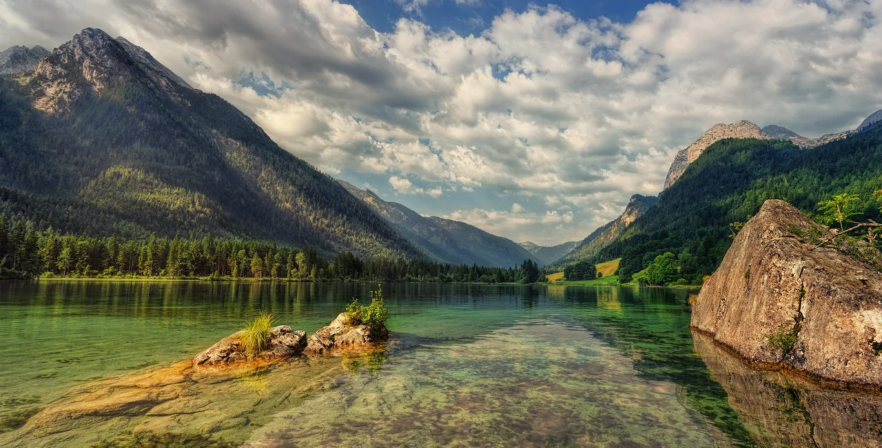 Lake Hintersee in Bavaria, Germany via jplenio from Pixabay 