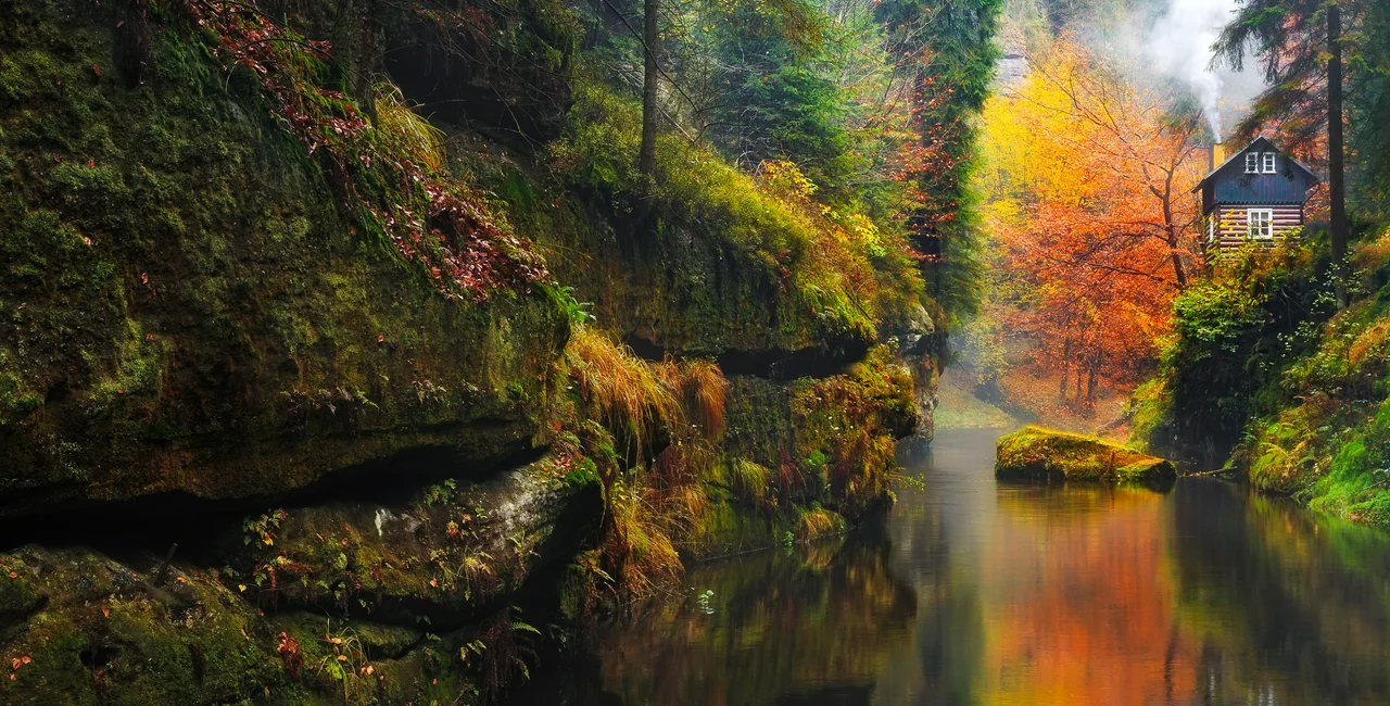 The Kamnitz Gorge in Saxon switzerland national park (photo: iStock / rpeters86)