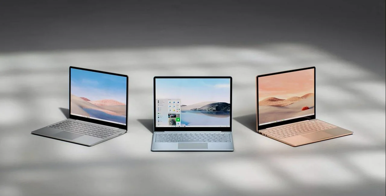 Three version of the Microsoft Surface Laptop Go / via Microsoft