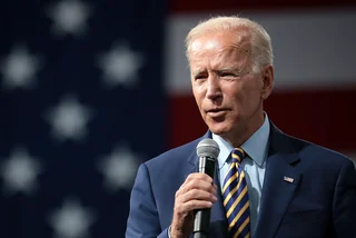 Joe Biden speaks at the Presidential Gun Sense Forum in August 2019, via Wikimedia / Gage Skidmore