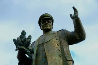 Statue of Soviet Marshal Ivan Konev. (photo: Raymond Johnston - Expats.cz)