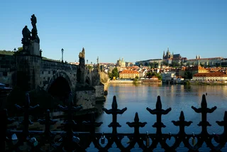 Prague castle from across the Vltava River. (photo: James Fassinger - Expats.cz)
