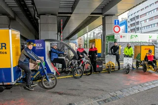 Prague’s delivery bike depot named one of Europe’s top three zero-emission environmental projects