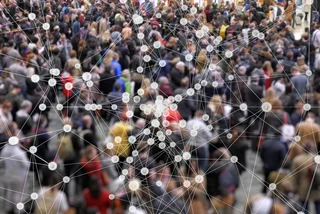 Contact tracing and reproduction numbers of virus in a crowd (illustration: iStock / 