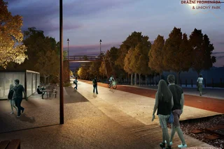 The promenade will preserve nature and connect neighborhoods. (image: Tomáš Cach, Terra Florida, Petr Tej)