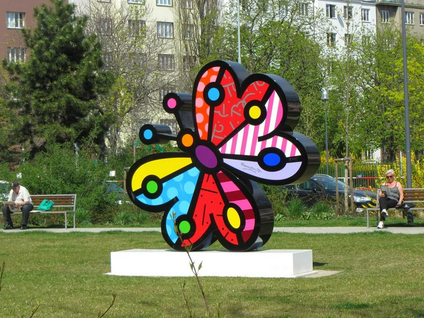 Garden Butterfly by Romero Britto.