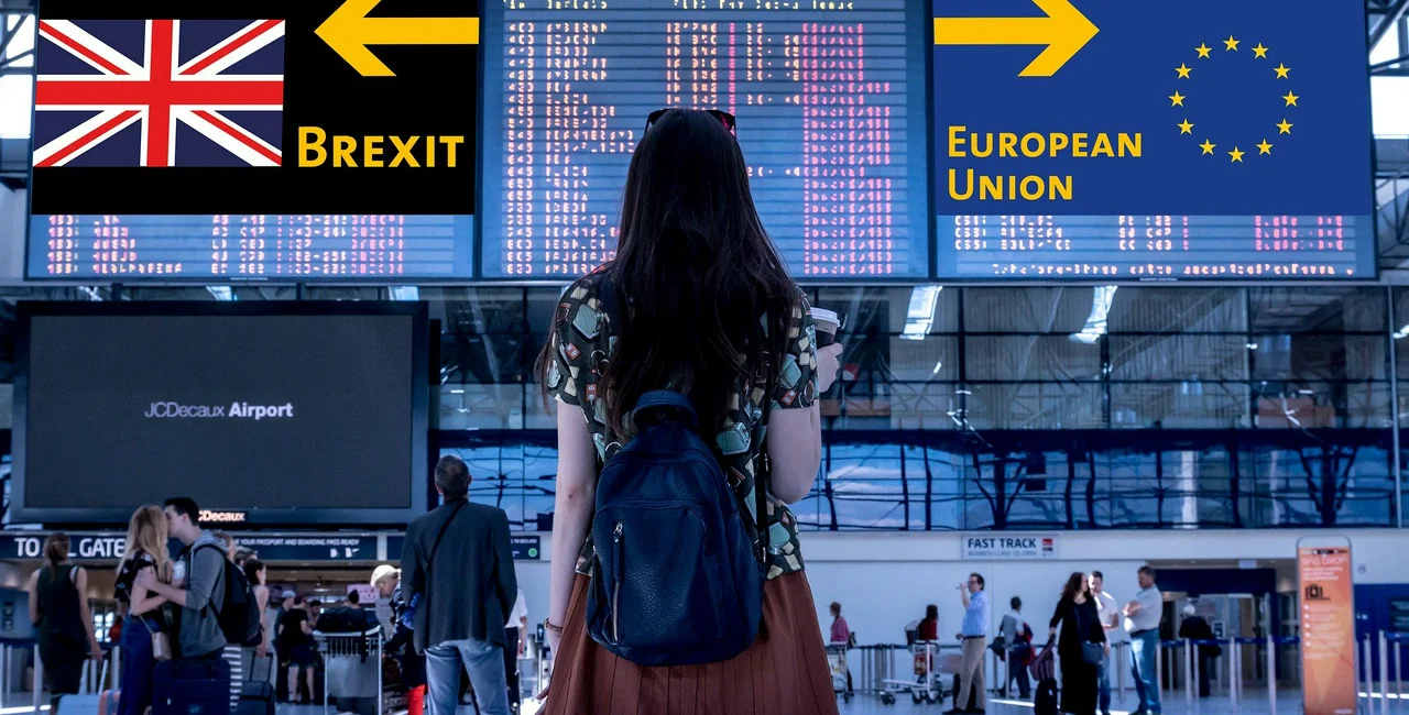 A traveler has a choice between Britain and the EU. (photo: Pixabay / Stux)