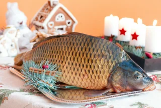 Czech tradition - carp on Christmas table / iStock photo @benedamiroslav