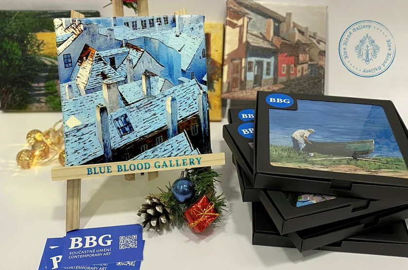 Blue Blood Gallery gift vouchers can be me used for a variety of art-themed gifts