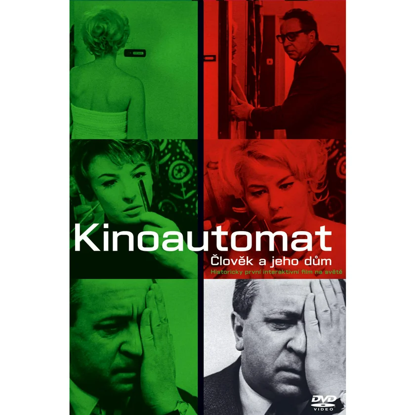 Poster for the DVD release of Kinoautomat.