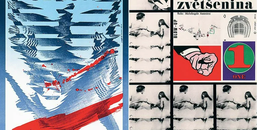 Czechoslovak posters for Jaws and Blow-Up. (photos: Terry Posters)
