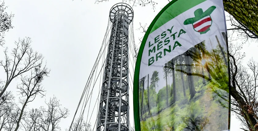 The lookout tower opened this week in Brno. Photo: M. Schmerkova, MMB