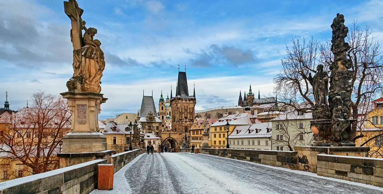 A snowy morning in Prague. Photo: borchee/iStock