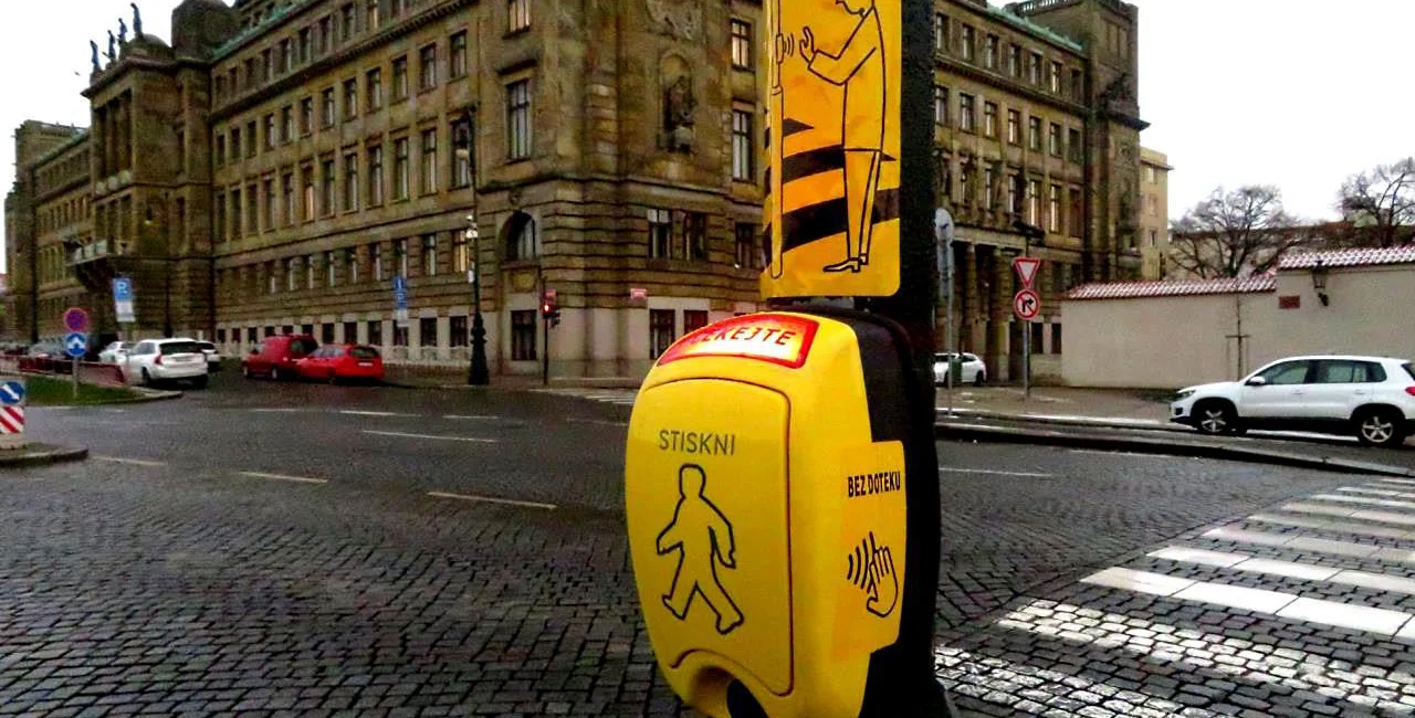 Prague tests contactless pedestrian buttons to slow the spread of COVID-19