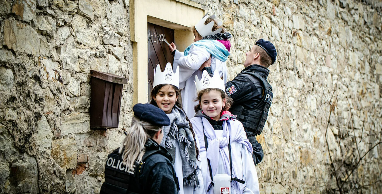 The Three Kings celebrations took place online this year. Photo: Tříkrálová sbírka.
