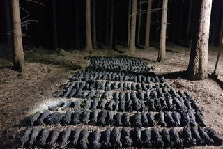 300 World War Two artillery mines were discovered in the Czech Republic. Photo: Policie České republiky