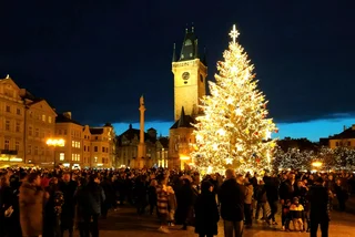 Old Town Square’s Christmas tree will live on as furniture for a retirement home
