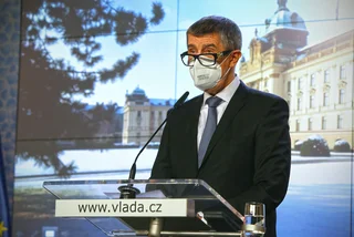 Czech PM Press conference after the extraordinary meeting of the Cabinet, Jan. 27, 2021. (Photo: vlada.cz)