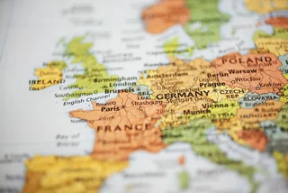 Map of Europe via iStock / fstop123