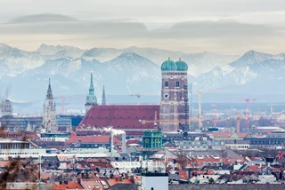 Munich in winter via iStock / Christian Ader
