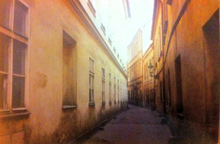 A photo of a Prague street in 1993 from Tim! Photo: Tim Addison