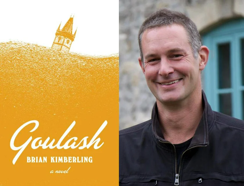 Brian Kimberling and the cover of Goulash.
