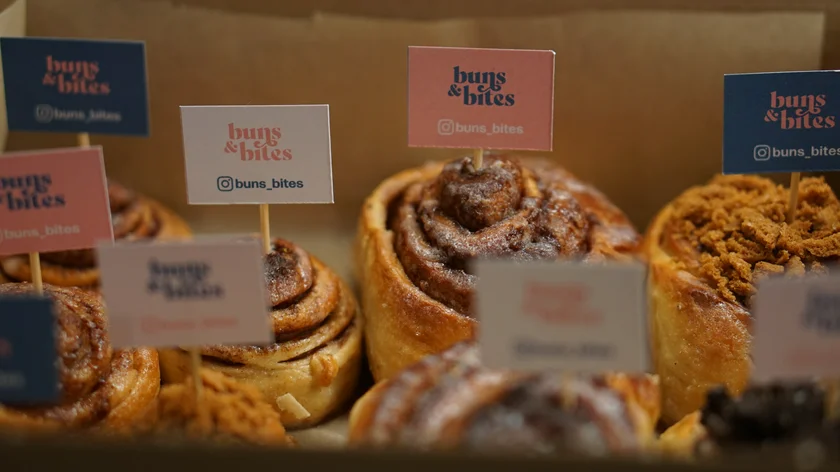 Buns and bites cinnamon rolls delivery