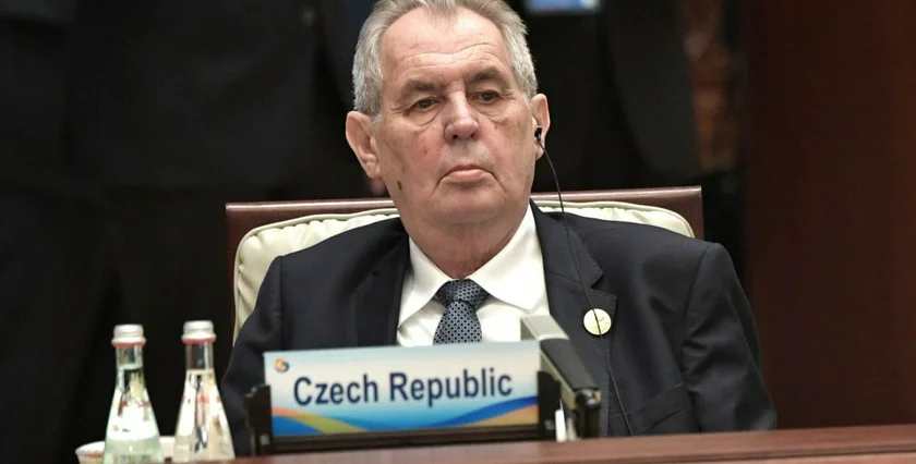 Miloš Zeman at the Belt and Road Forum in Beijing on April 27, 2019 via Wikimedia / Presidential Press and Information Office