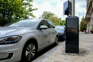 Need to recharge your electric car? Just plug into Prague’s new high-tech streetlamps
