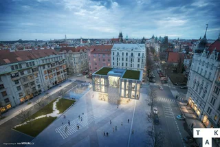 Revised look of the shopping center on náměstí Miloše Formana. (image: NeoVisual.cz)o