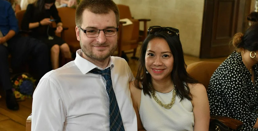 Expats.cz Sales Manager Duong and her fiancé Tomáš
